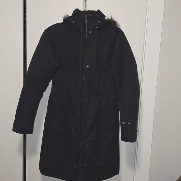 Women's Marmot Chelsea Down Jacket size S, black - Picture 7 of 8